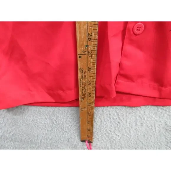NWT Vintage Y2K JNCO Jeans Men's Large Red Black Button Shirt w/ Dragon Designs